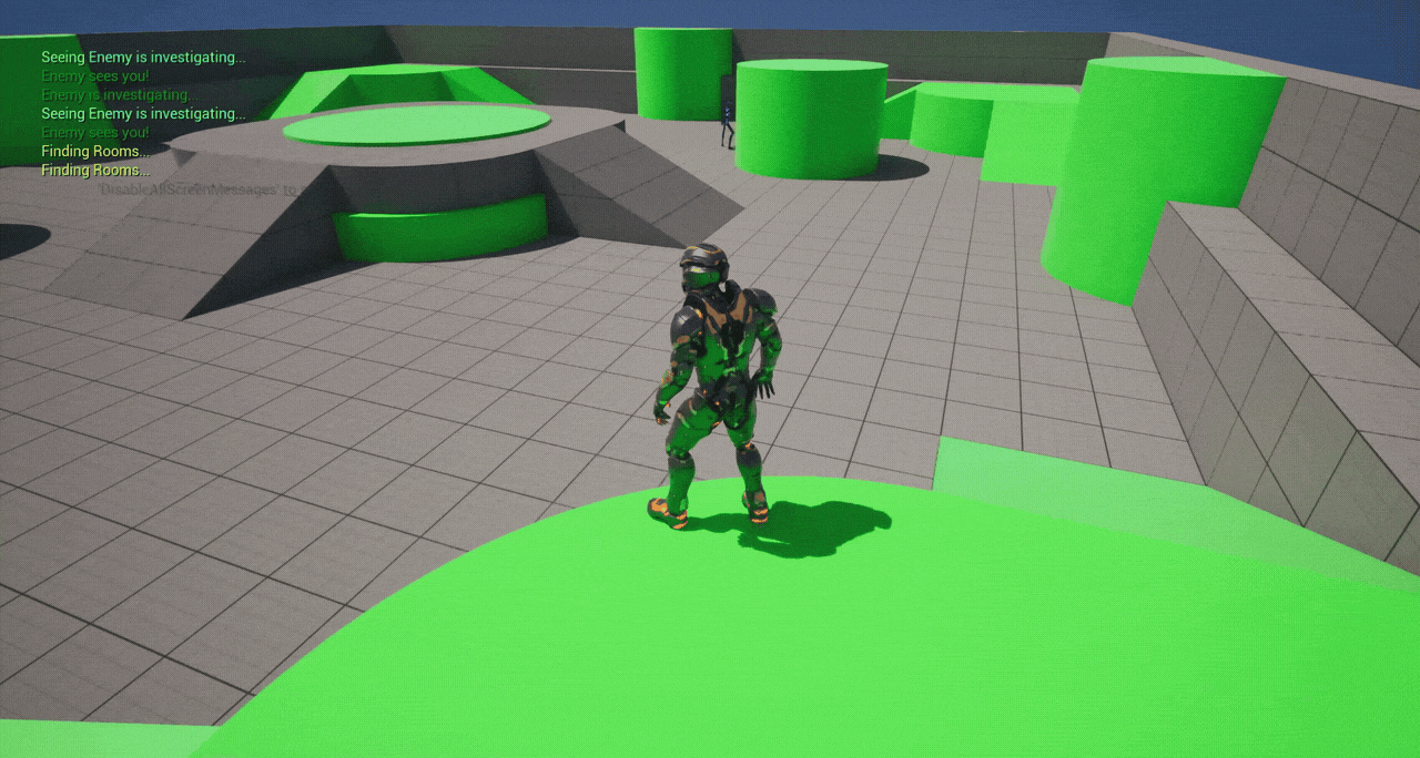 AI finding rooms