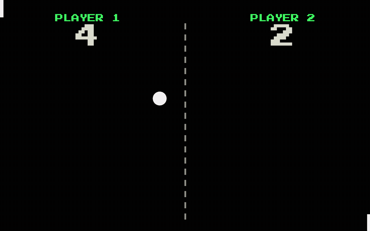 Pong game over